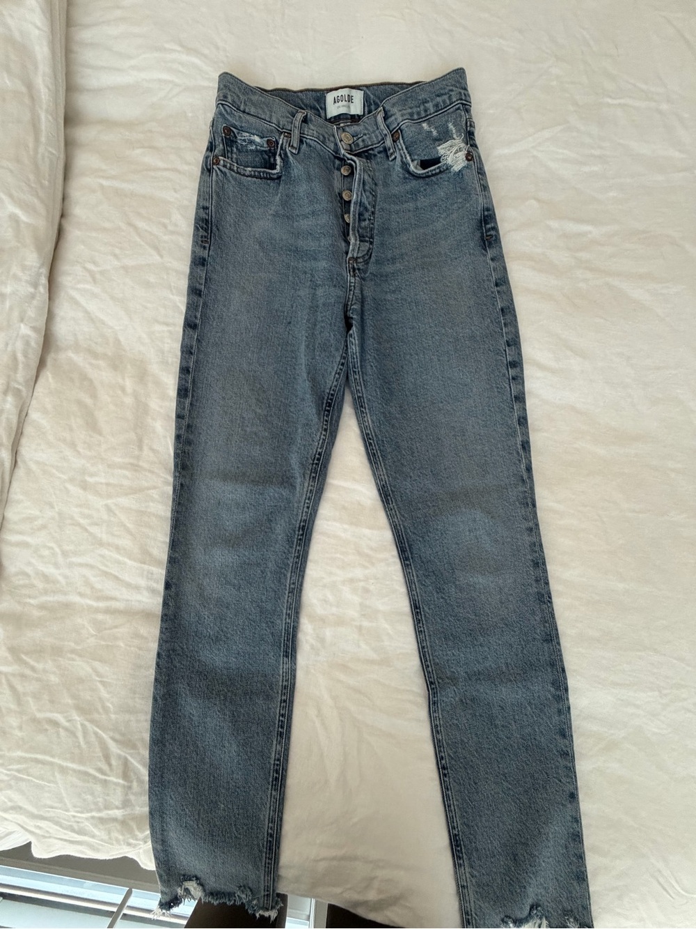 AGOLDE High-Rise Straight Jeans